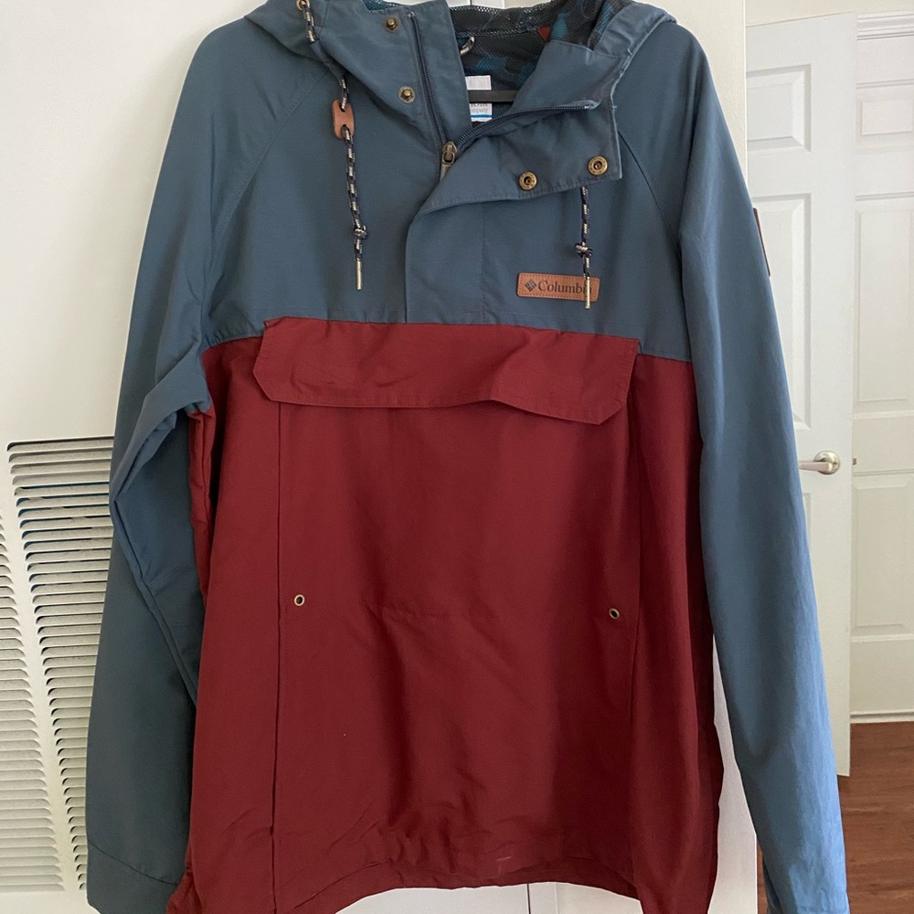 Columbia quarter zip rain jacket